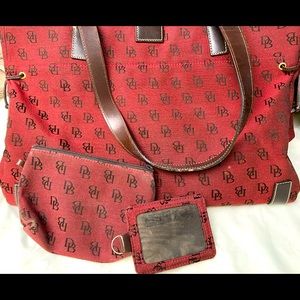 Dooney & Bourke Red Signature DB tote